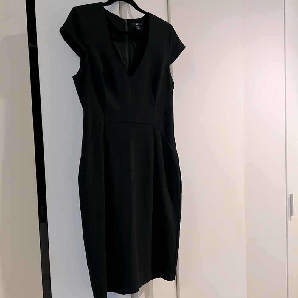 Black dress.